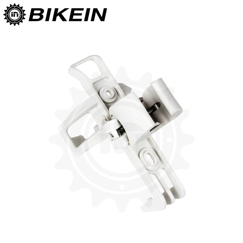 BIKEIN - 360 Rotation Bicycle Motorcycle Water Bottle Holder Cycling Bike Plastic Quick Release Beverage Cage White 122g |