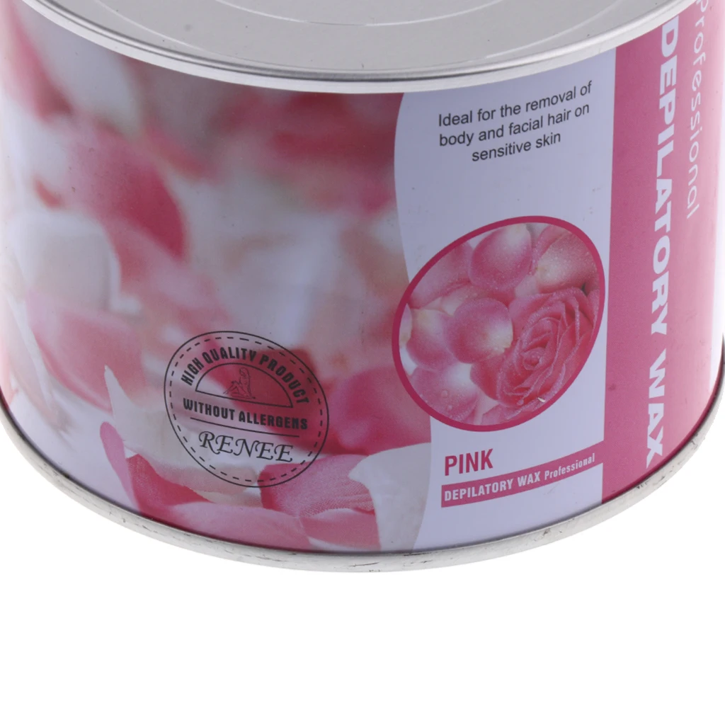 Жесткий воск для удаления волос 400 г с ароматом розы горячего бикини без