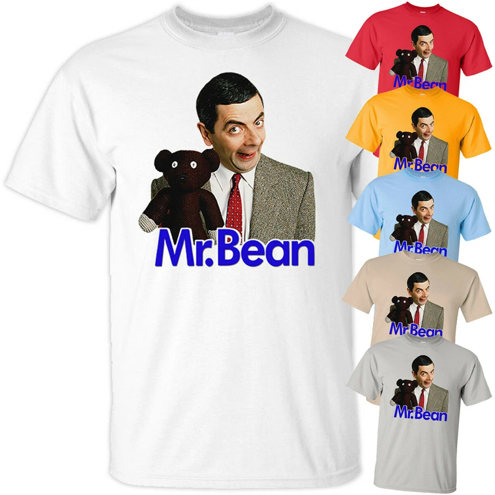 Mr Bean V3 Rowan Atkinson ТВ серия футболка (белый желтый) все размеры S 3Xl День рождения