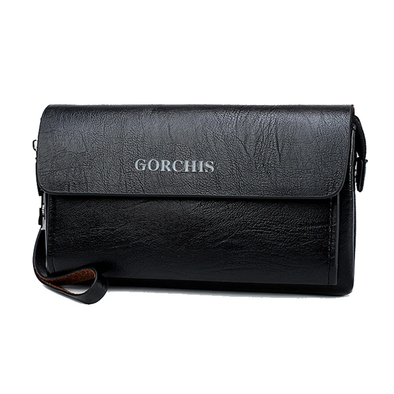 Новый комбинированный кошелек с замком мужской клатч вместительный Ретро