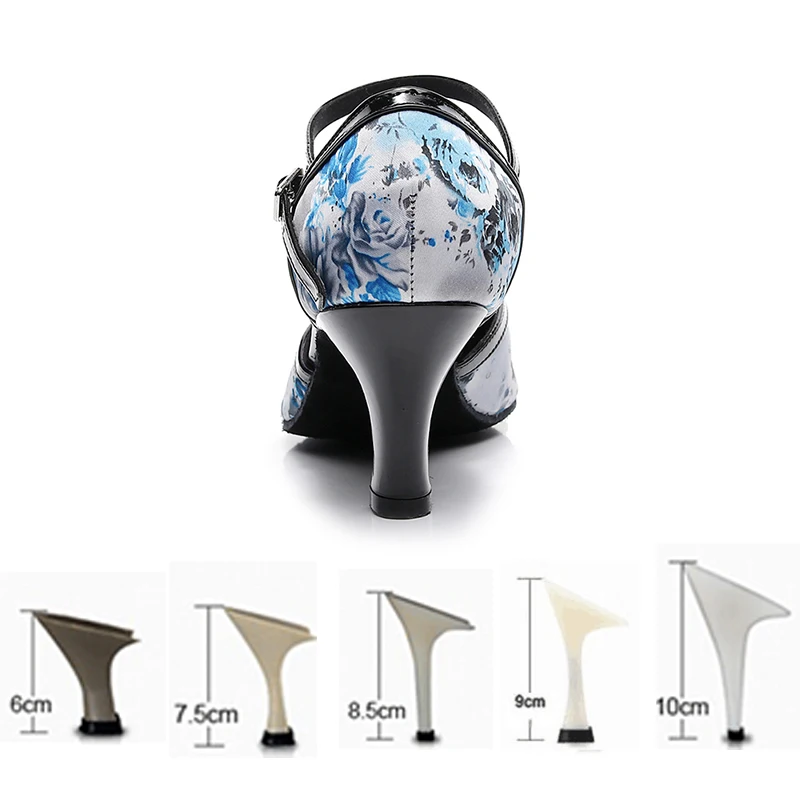 DKZSYIM/женская танцевальная обувь для вечеринки Атласная с мягкой подошвой и