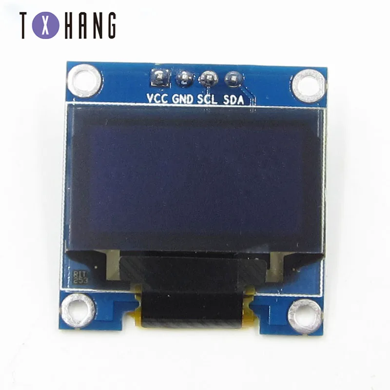 2 шт. SSD1306 7Pin 0 96 &quot-белый топ с o-образным светодиодный доска 128X64 O ЖК-дисплей