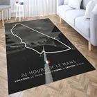 24H Le Mans Track Limited 3D печать комната спальня Нескользящие плюшевые Коврики для пола домашние модные коврики Новинка Прямая поставка