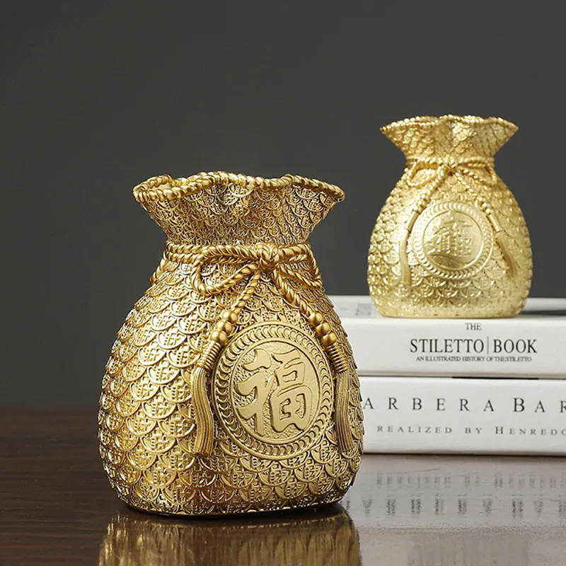 

Креативная сумка на удачу, коробка для денег, украшение ручной работы для украшения дома, аксессуары, полимерные фигурки, копилка, органайзе...