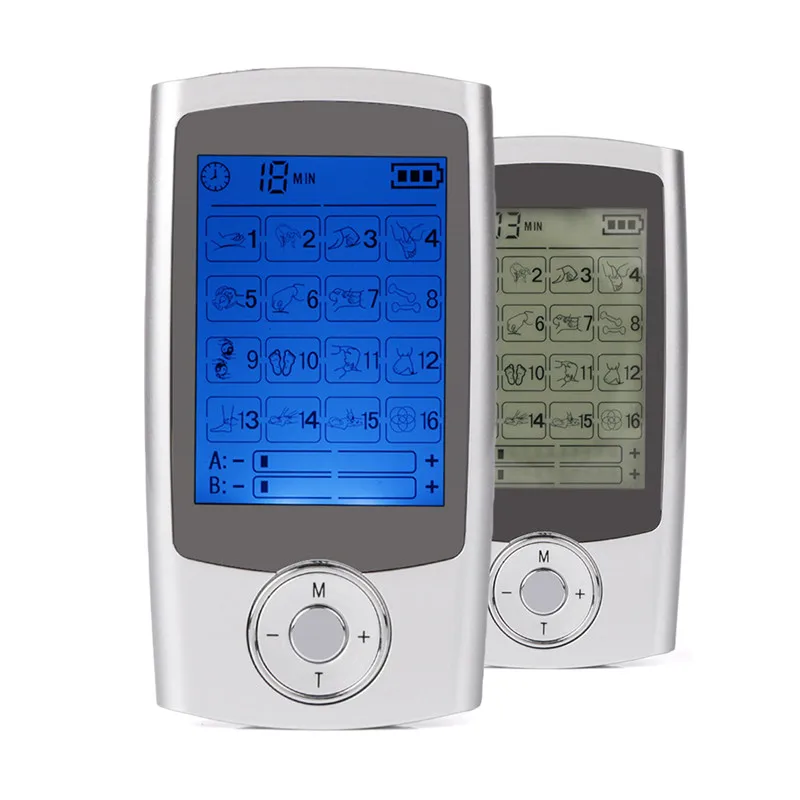 16 режимов Tens Unit машина для облегчения боли Портативный Импульсный Массажер