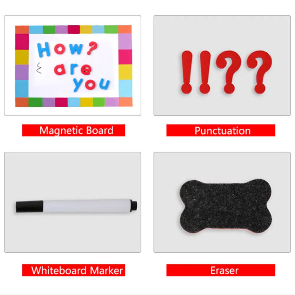 Набор для обучения правописанию детей магнитные буквы из вспененного