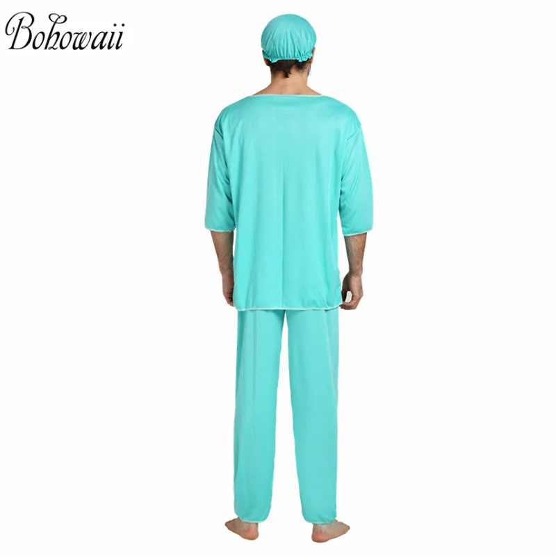 Женское и мужское платье на Хэллоуин BOHOWAII кровавый костюм зомби медсестры врача