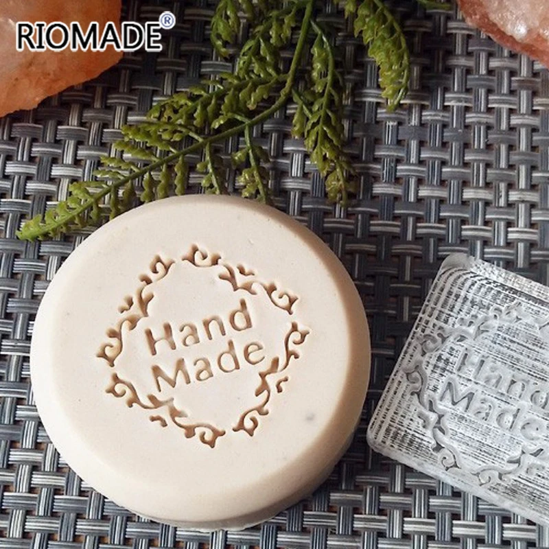 Ручная работа креативный изысканный узор простой штамп для мыла прозрачное