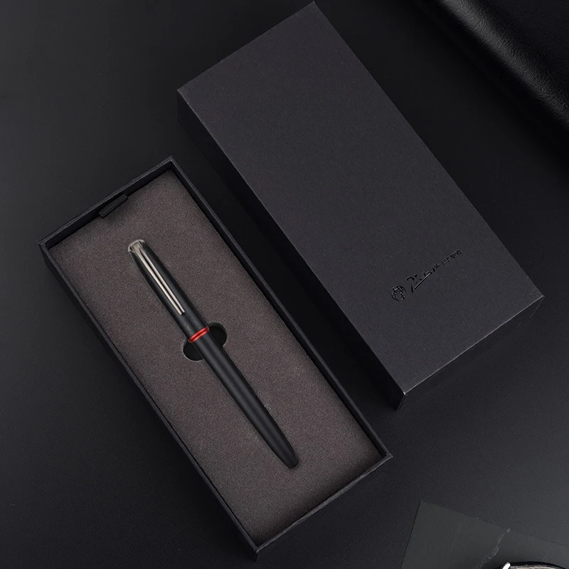 

Lridium Black Tip Fountain Pen Adult Office Gift Box Male And Female Students Gift Signature Hard Pen Fountain Pens