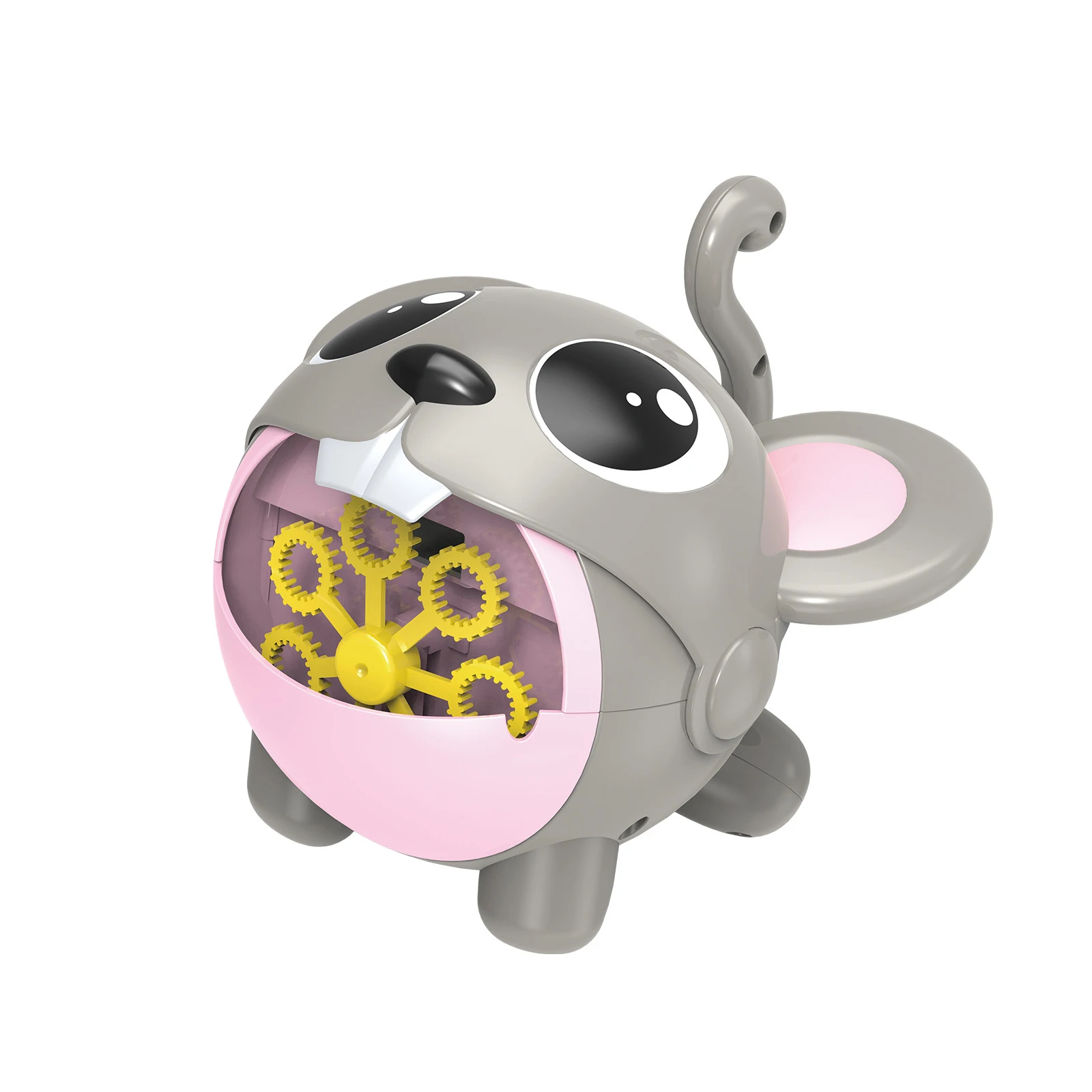 

Cartoon Animals Automatic Bubble Machine Cute Mouse Appearance No Leakage Problem Easy Operation Portable Shape Bubble Maker