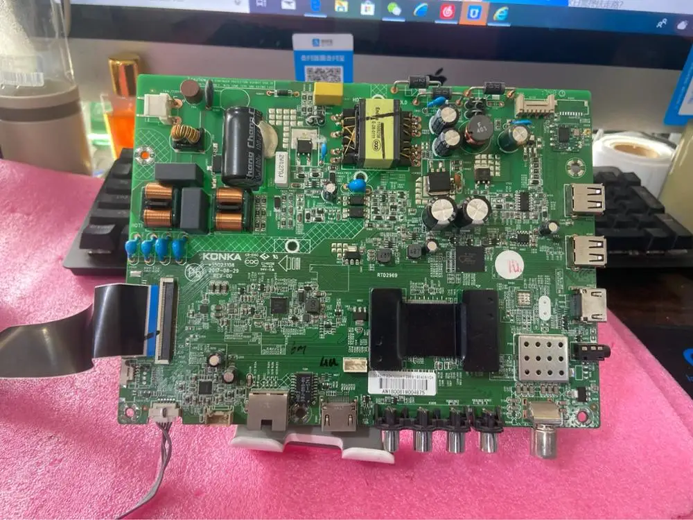 

Original Kangjia 32K1000A motherboard 35023108 with screen 72001640YT BOE