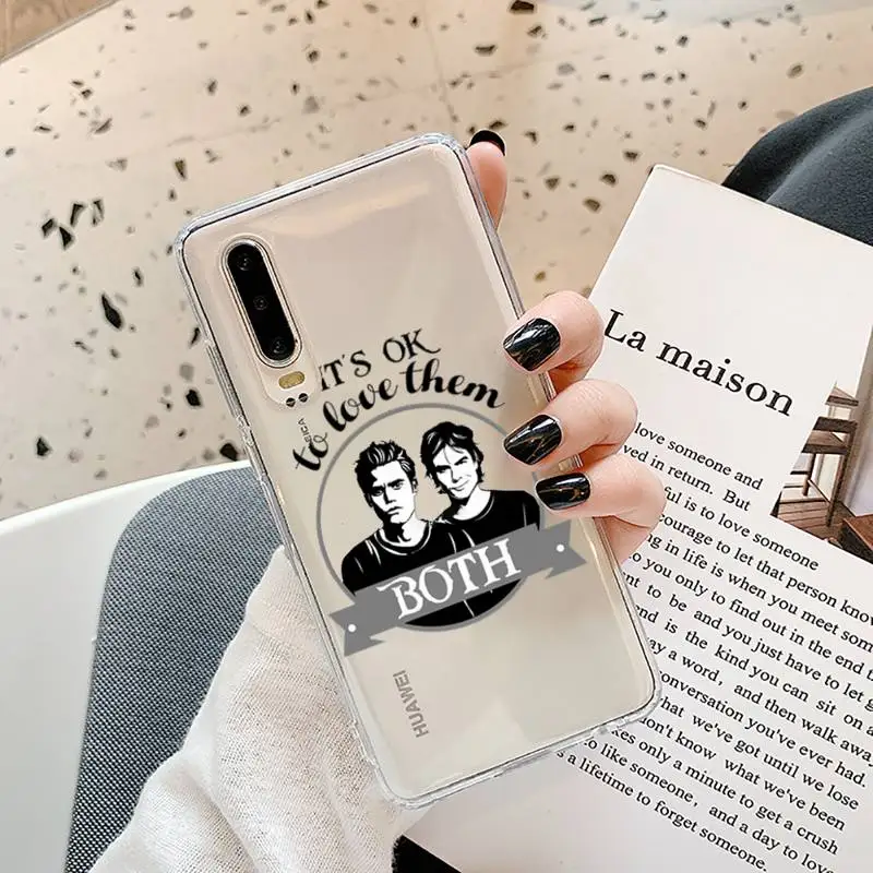 

The Vampire Diaries Phone Case Transparent for Samsung A71 S9 10 20 HUAWEI p30 40 honor 10i 8x xiaomi note 8 Pro 10t 11
