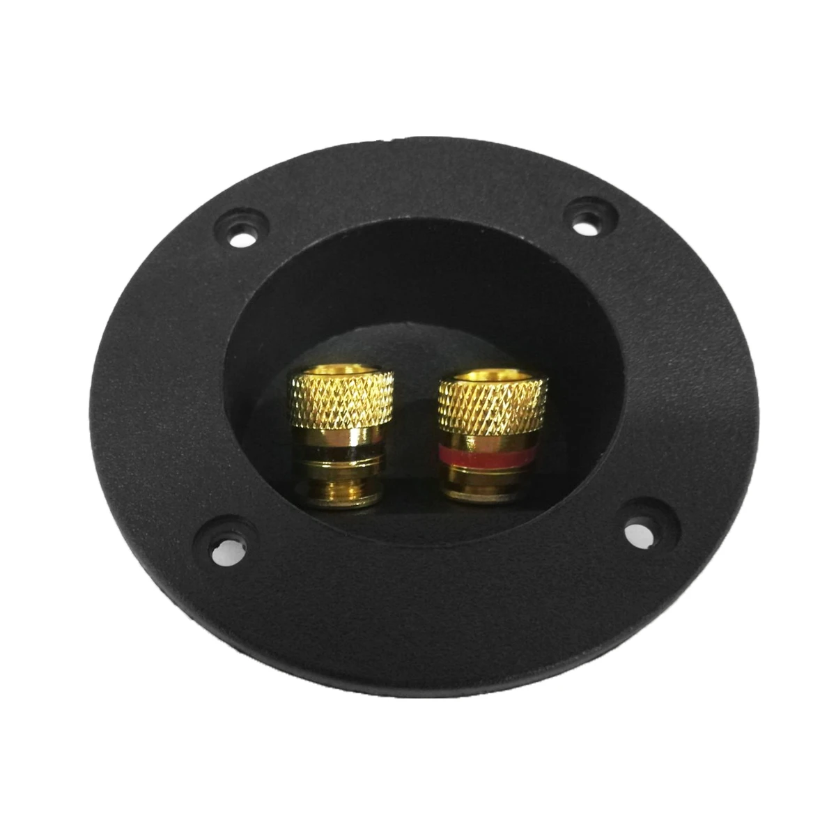 Разъемы для колонок сабвуфера Круглый пружинный Соединитель с 2 позолоченными