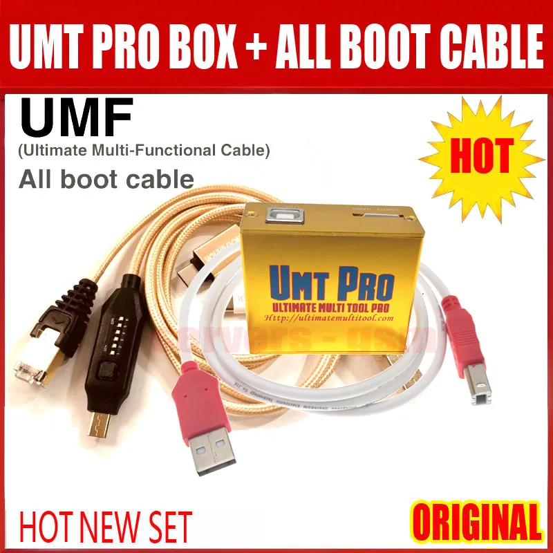 2020 новейшая 100% оригинальная коробка UMT Pro/UMT + Avb 2 в 1 с USB кабелем все кабели