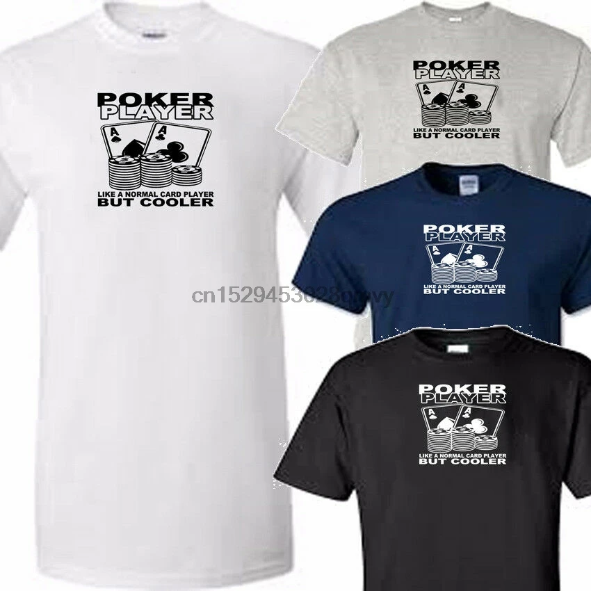poker texas holdem player t shirt | Мужская одежда
