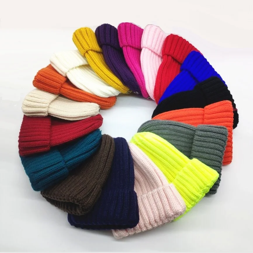 Зимняя детская теплая вязаная шапка для маленьких цыплят Детские хлопковые