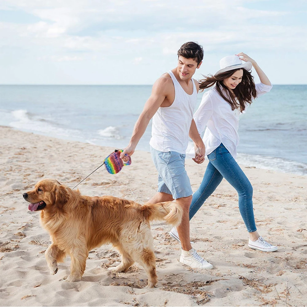 Выдвижной Нейлоновый Поводок для собак 5 м поводок и домашних животных