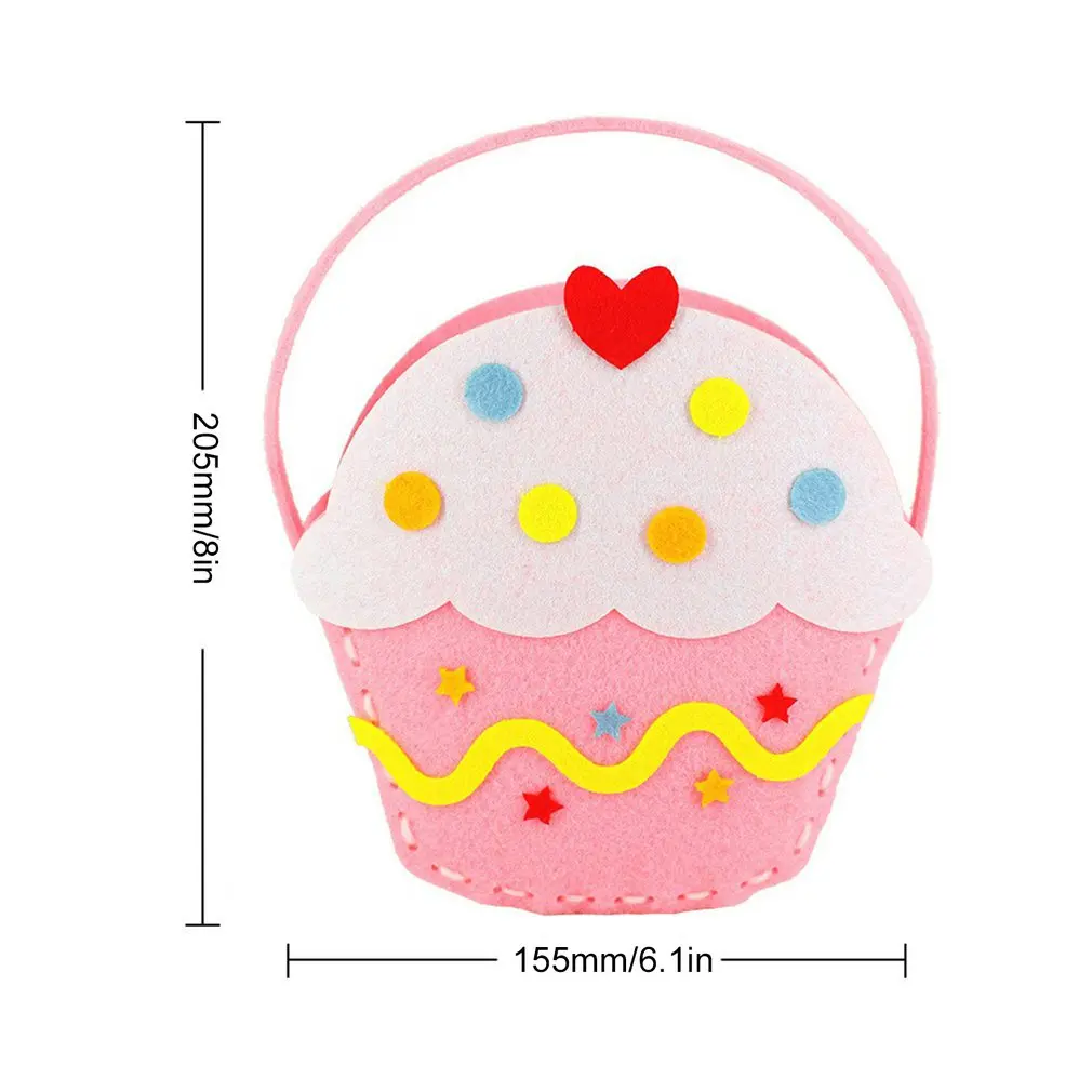 

1pc Kindergarten Handmade DIY Colorful Handmade Bag Early Learning Education Toys Teaching Aids Math Toys Random Color