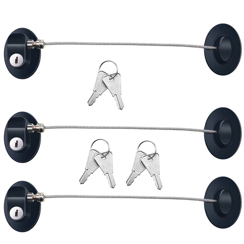 3 шт. замок для двери холодильника крепкий клей морозильник дверной файл ящик