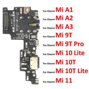 Разъем Micro Dock для зарядного устройства Xiaomi Mi 6 11 10T 10 9 8 Se A1 A2 Lite A3 Pro Note 3, USB-порт для зарядки, гибкая лента