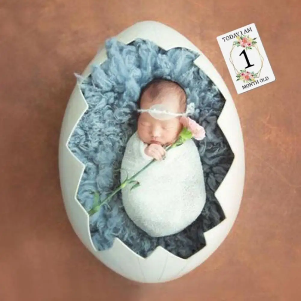 

Pregnant Woman Month Sticker Card Newborn Baby Child Calendar Tim Photo Record Milestone Commemorative Paper Card Growth S9H6