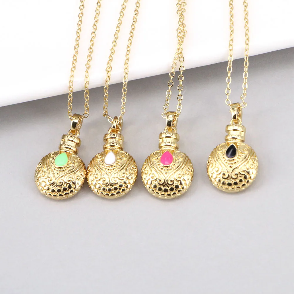 

10 шт., элегантное ожерелье из золота с эмалью