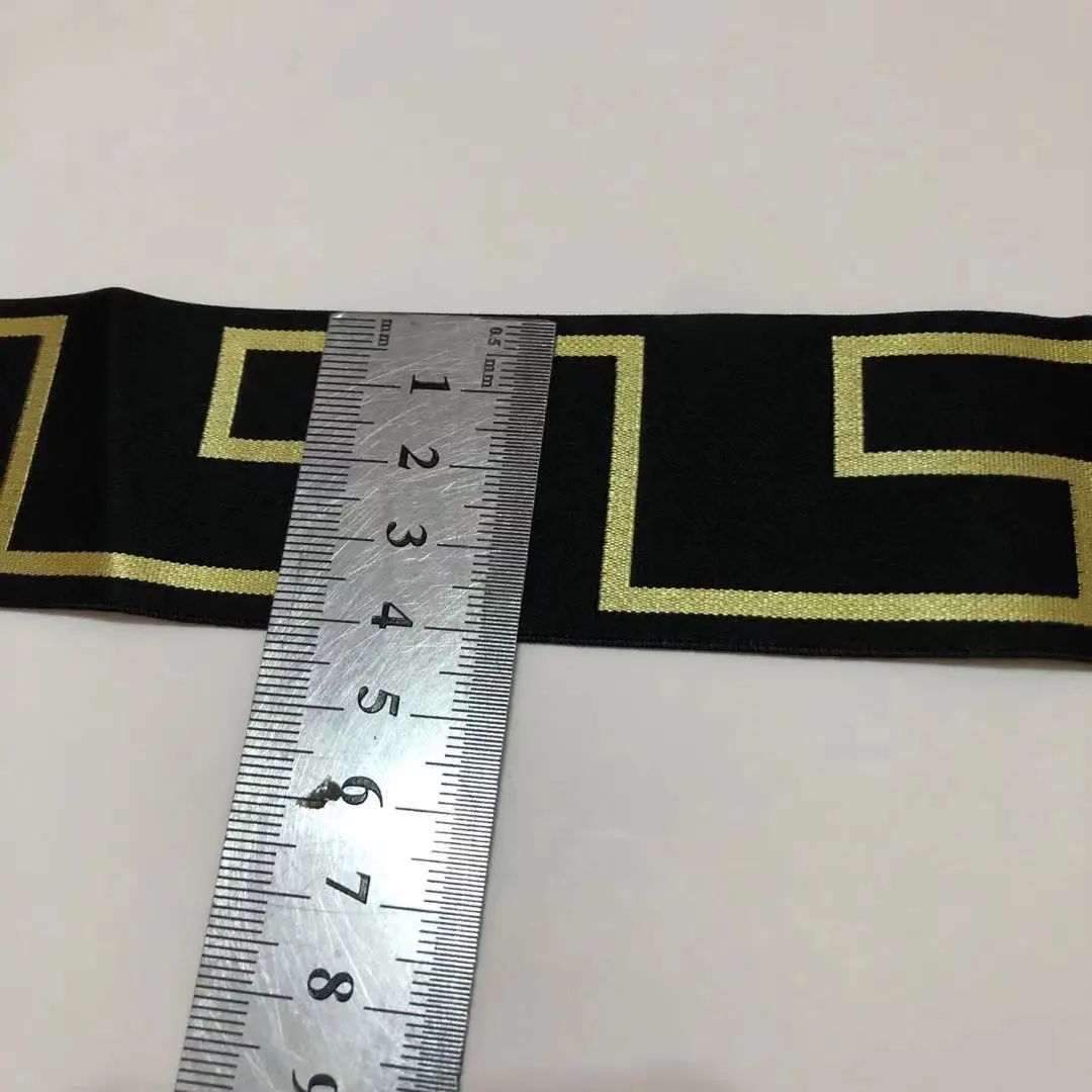 

3/6/10/45 yards Customized brand name elastic band high quality clothing headband accessories