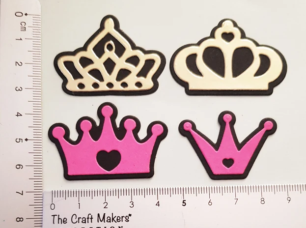 

4Pcs 2020 Crowns Set Metal Cutting Die Scrapbooking Embossing Stencil Card Die For DIY Invitation Album Book Decoration 98x73mm