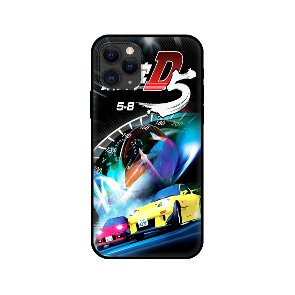 black tpu case for iphone 5 5s se 6 6s 7 8 plus x 10 cover for iphone xr xs 11 pro max case initial d ae86 free global shipping