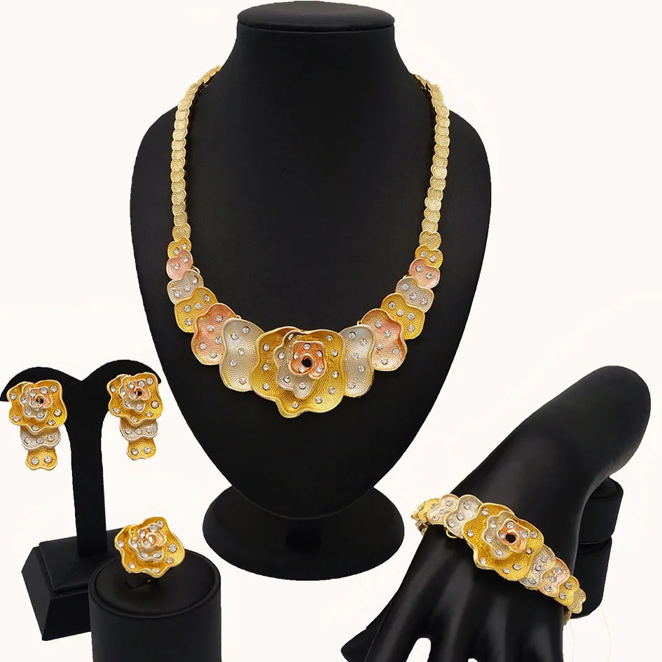 Комплекты ювелирных изделий нового дизайна для женщин в африканском стиле