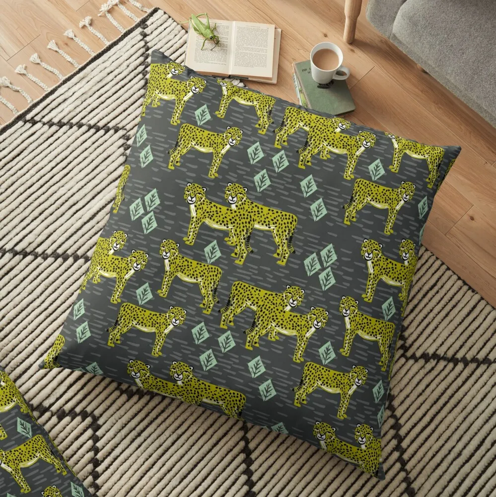

Cheetah Safari Nursery Printed Decorative Cushion Sofa Cover Pillow Pillowcase Spring Decorations For Home Decor Pillow Cover