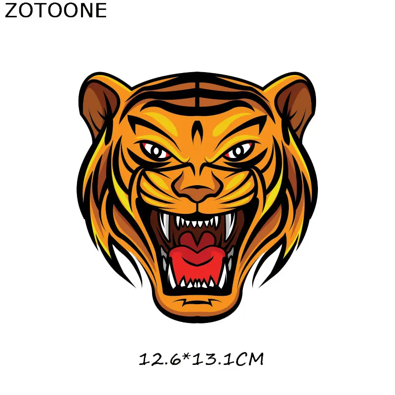 Водные Наклейки ZOTOONE с животными для железной переводной одежды аксессуары
