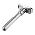 Металлическая Безопасная бритва из цинкового сплава для мужчин, Регулируемые классические двухкратные бритвы для влажного бритья, удаление волос