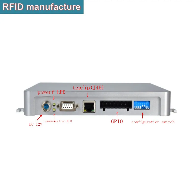 

Long range 4ports UHF RFID Impinj R2000 reader with passive epc gen2 ISO18000-6c for parking people access warehouse management