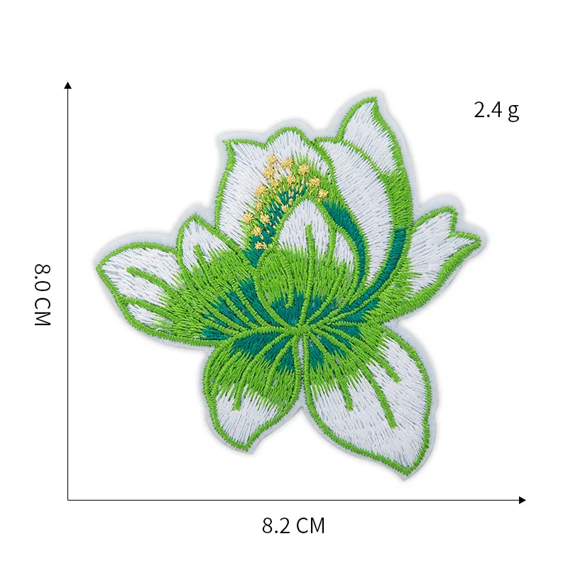 Flower Patches Iron on for Clothing Stripe Badges Stickers Clothes Kids DIY Applique Embroidered | Дом и сад