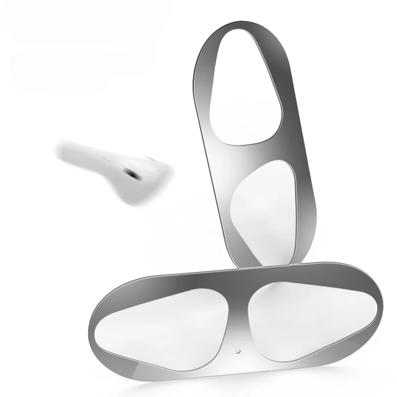 Для Apple Air Pods металлическая защита от пыли наклейка Bluetooth наушники поколение 1 2