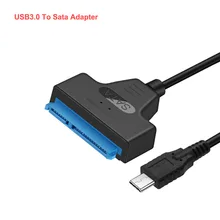 Новый SATA 3 кабель Sata к USB 0 адаптер до 6 Гбит/с Поддержка 2 5 дюймов