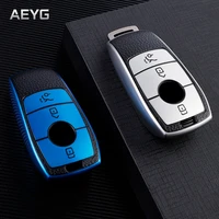 tpu leather car key case cover for mercedes benz a c e s g class glc cle cla w177 w205 w213 w222 x167 amg protector holder shell
