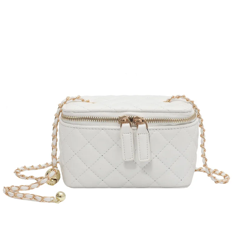 

Women's Bag 2021 Spring and Summer New Rhombus Chain Messenger Bag Korean Fashion Shoulder Bag Small Square Bag Underarm Bag