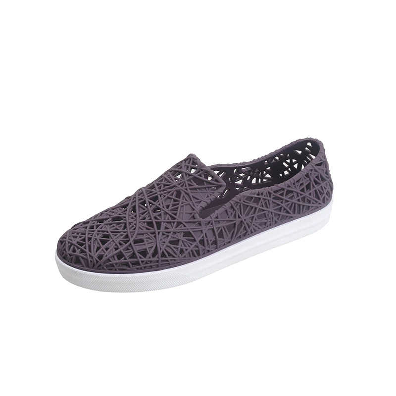 

ALSYIQI 2021 Sommer Keil Sandalen Blume Vintage Geschlossen Kappe Einstellbare Haken Schleife Keile Frauen Faul Loch Schuhe Plat