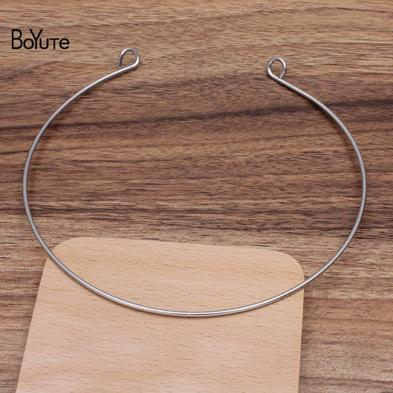 

BoYuTe (20 Pieces/Lot) 150*2MM Metal Iron Dual-use Choker Crown Line Diy Jewelry Accessories Handmade Materials