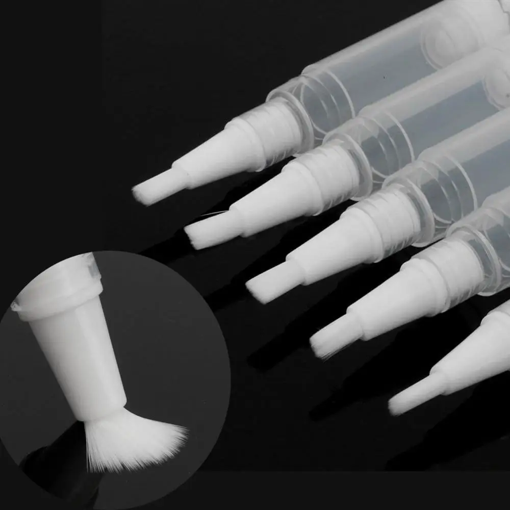 5 Pack 3 ml Transparent Twist Pens Empty Nail Oil Pen with Brush Tip Cosmetic Lip Gloss Container Applicators Eyelash Growth | Красота и