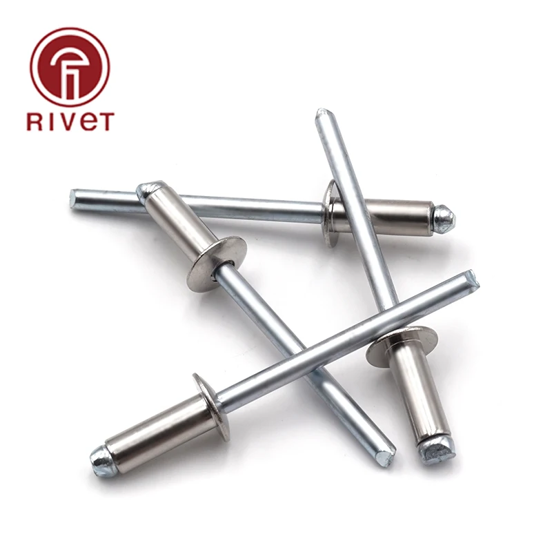 

Break Mandrel Blind Rivets Nail Pop Rivets For Furniture Car Aircraft M6*18/20mm Round Head Open Rivets Remaches High Quality