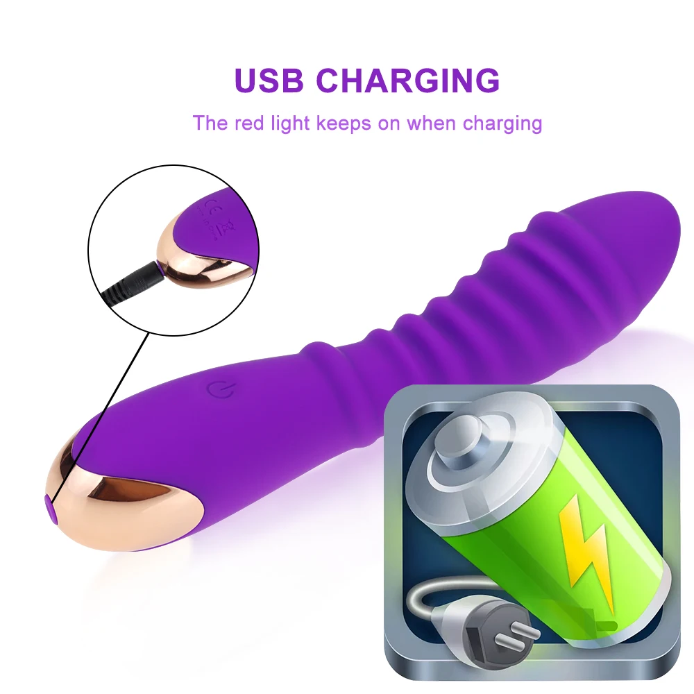 Вибратор-фаллоимитатор Женский для стимуляции точки G вагины и клитора Анальный