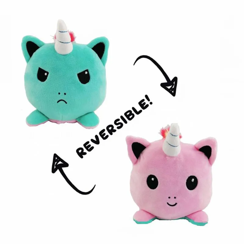 

Reversible Unicorn Kids Soft Gift Plushie Unicornio Plush Animals Double-Sided Flip Doll Toy Peluches For Girl