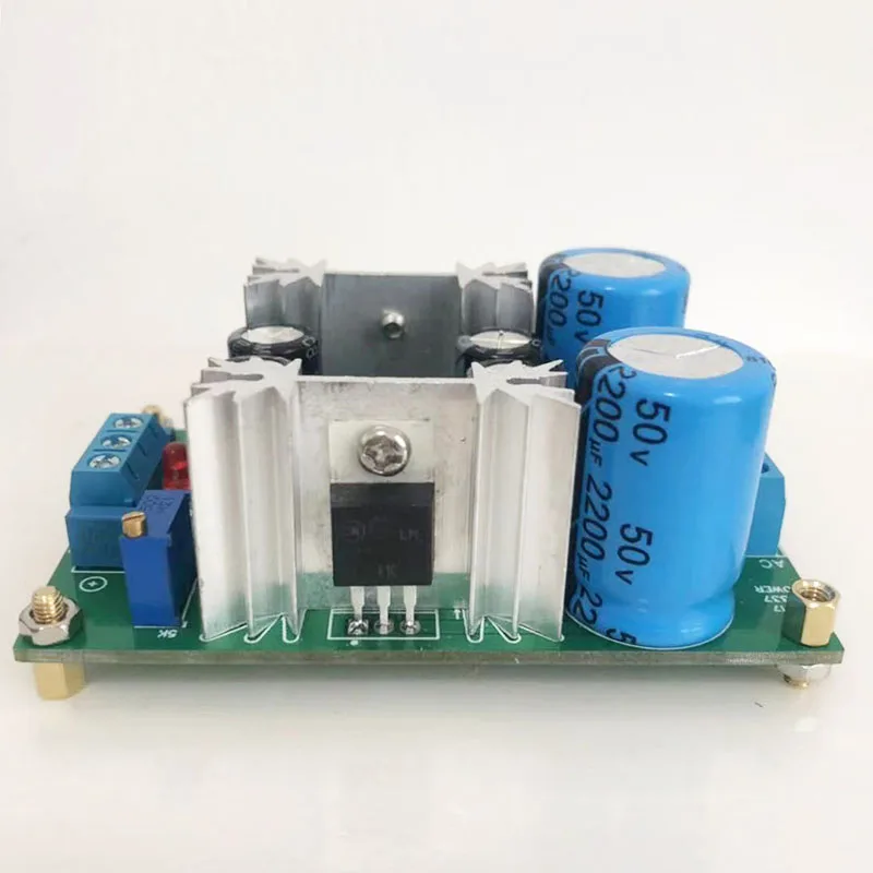 

LM317 LM337 DC Precision Linear Adjustable Regulated Power Supply Board Positive and Negative Voltage Adjustable Module