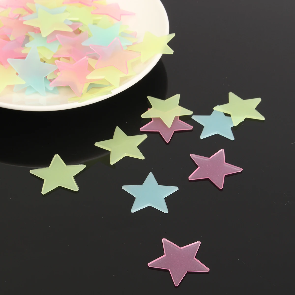 9 шт светится в темноте динозавры игрушки наклейки Наклейка на потолок для