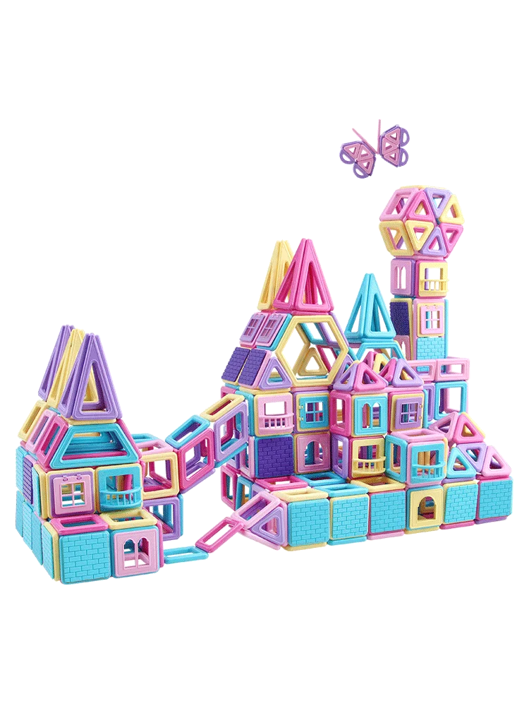 

Магнитные строительные архитектурные блоки, строительные модели, пластиковые магнитные игрушки для детей, подарки, Обучающие игрушки BK50JM