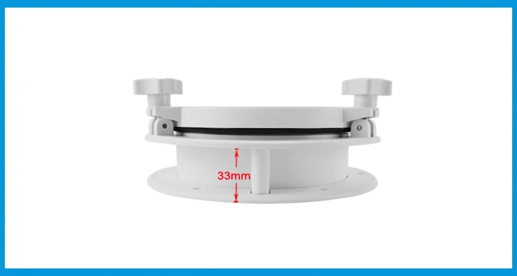 265 мм отверстие для морской лодки яхты RV из АБС-пластика белые круглые фонари