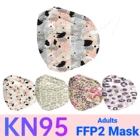 5 шт. kn95 mascarillas 5 стилей женские fpp2 homologada защитная маска для лица для взрослых; Модные с леопардовым принтом KN95 ffp2mask ffp2 маска
